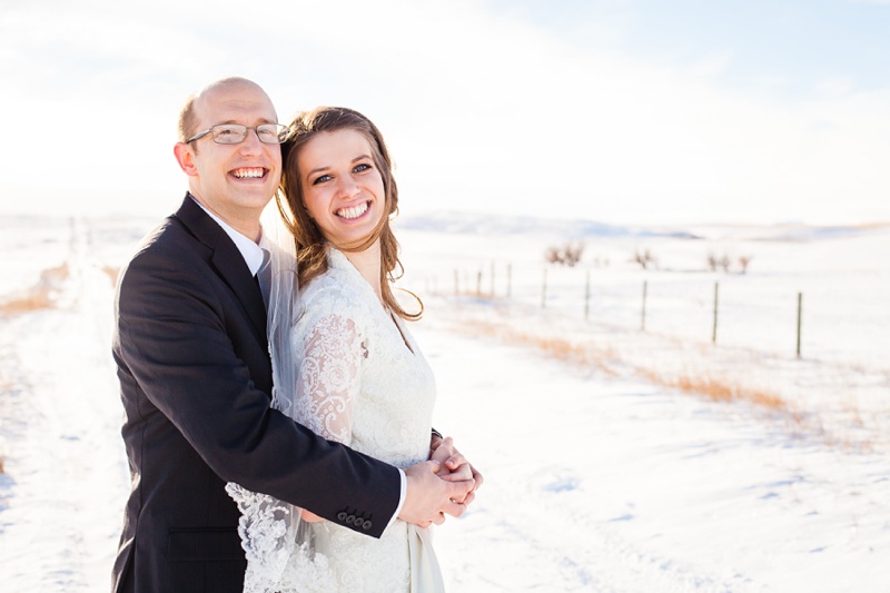 Beautiful Cardston Temple wedding by Kinsey Holt Photography