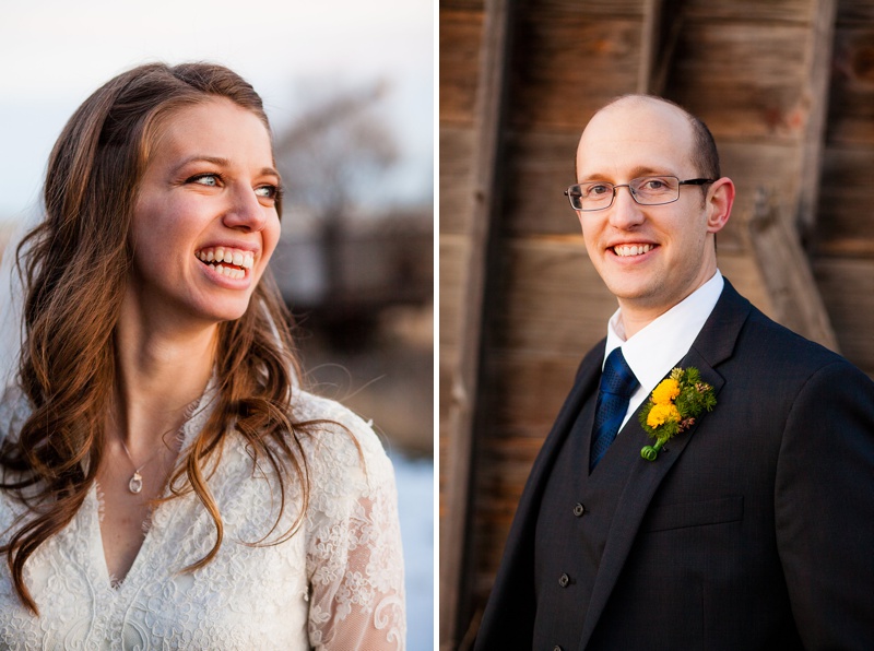 Beautiful Cardston Temple wedding by Kinsey Holt Photography