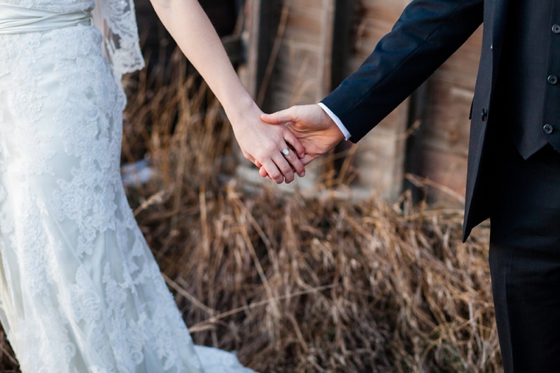 Beautiful Cardston Temple wedding by Kinsey Holt Photography