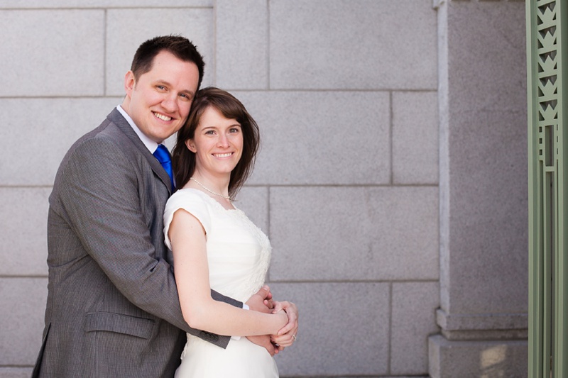 Cardston Temple Winter Wedding by Southern Alberta wedding photographer Kinsey Holt Photography