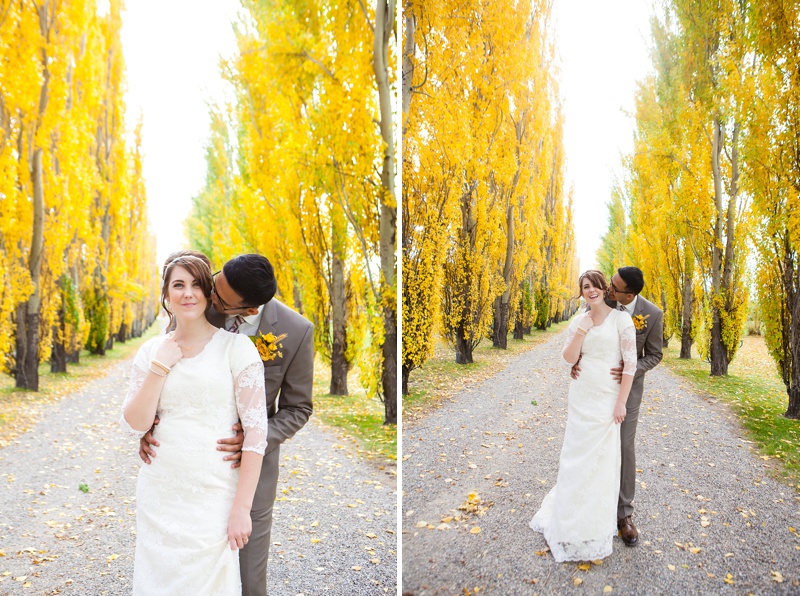 Southern Alberta fall wedding, fall colors, Remington Carriage Centre