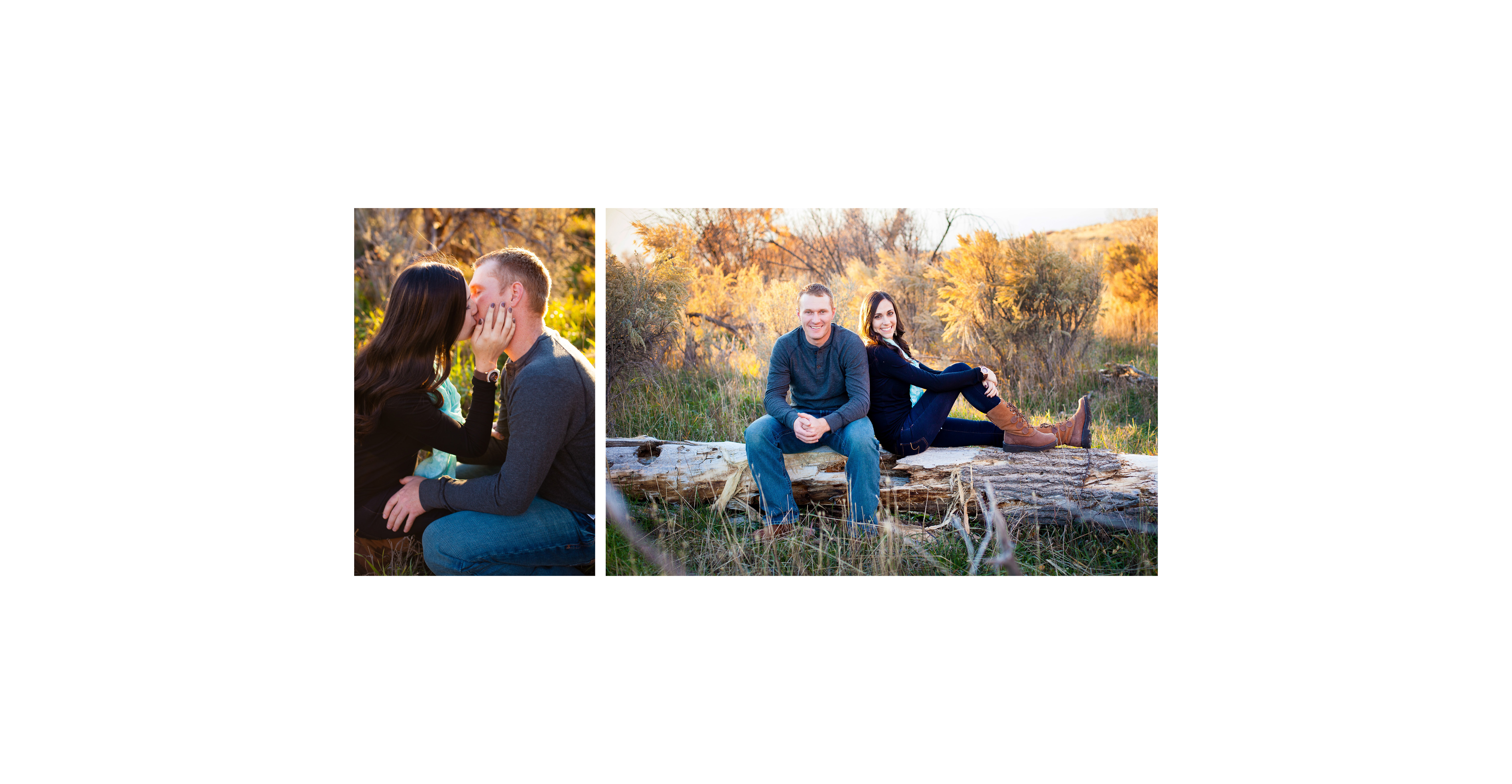 Sample guestbook layout, Kinsey Holt Photography, Southern Alberta wedding photographer