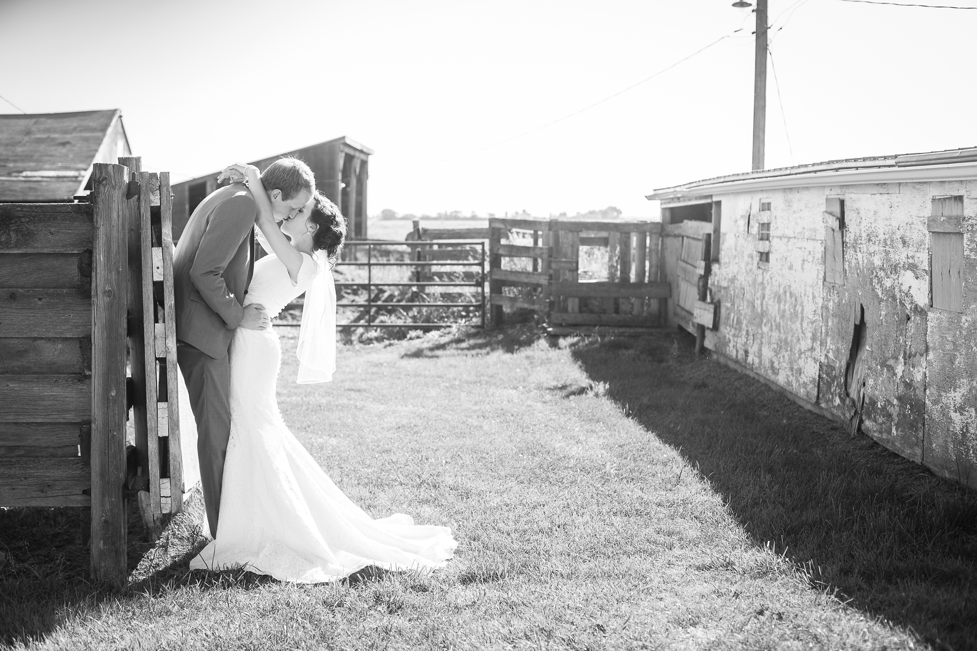 Nathan and Tannis' Cardston yellow and grey springtime Cardston temple wedding, by Kinsey Holt Photography