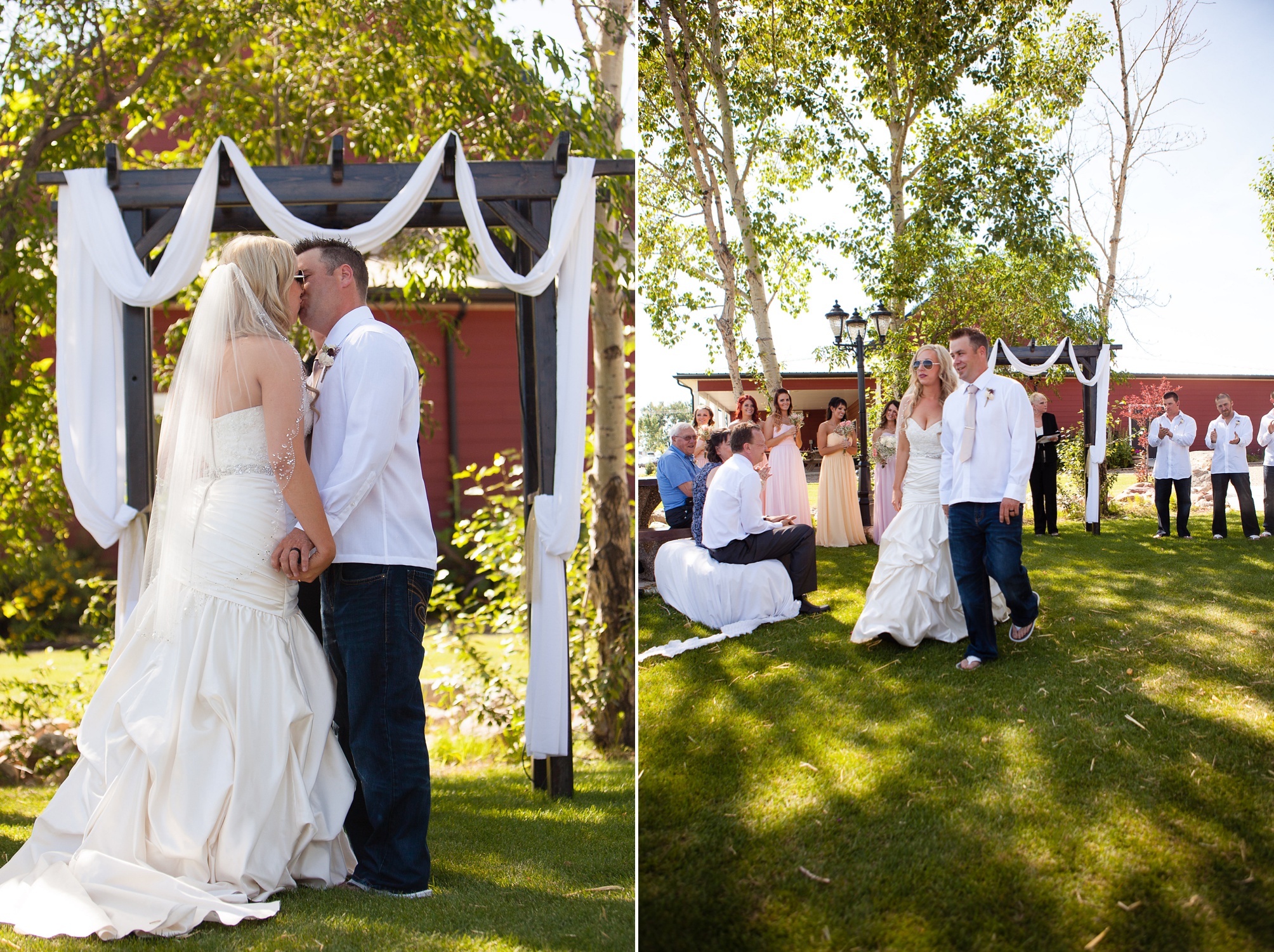 Mom helping dad with tie shot, Kinsey Holt Photography