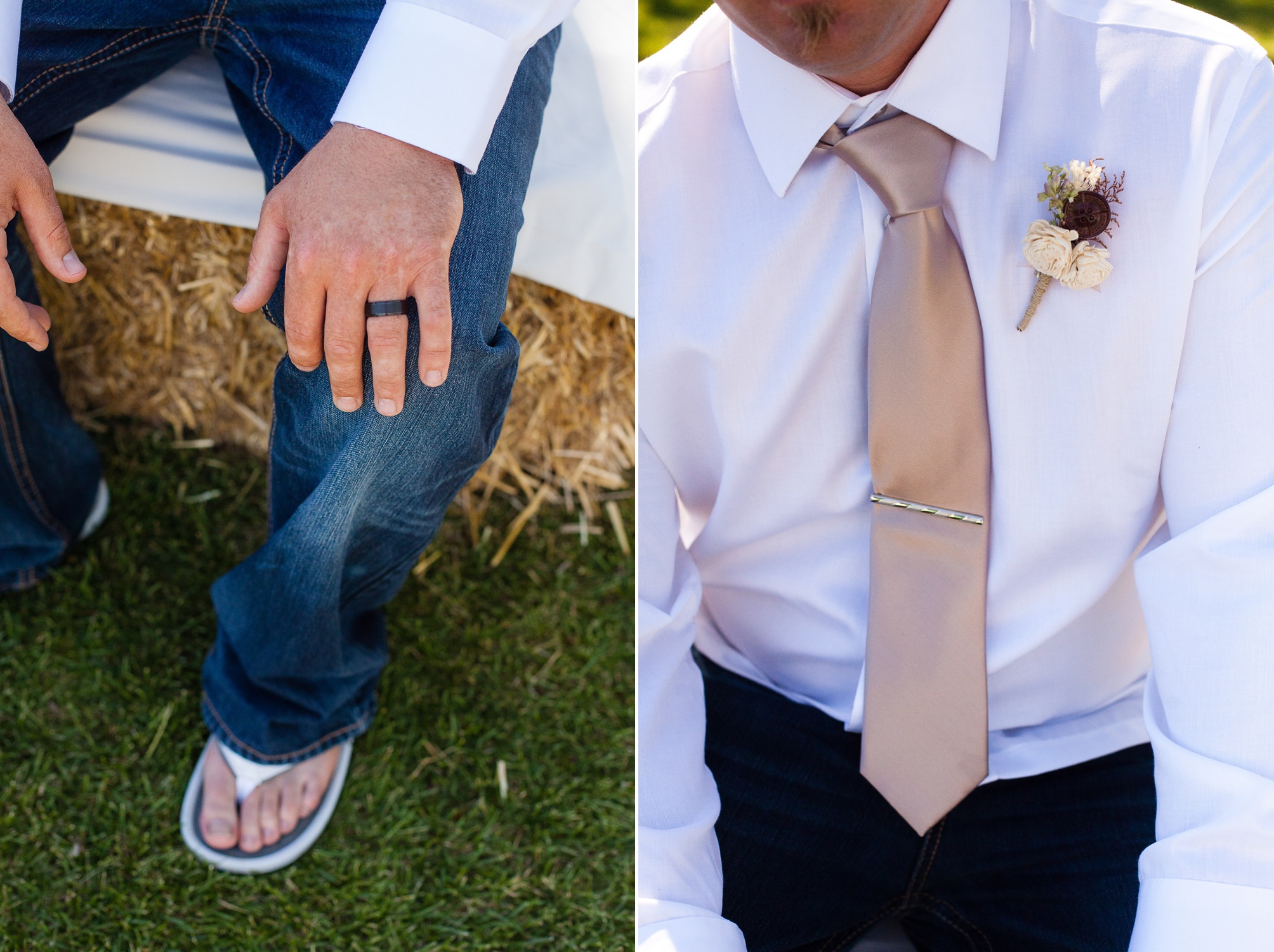 August outdoor wedding in Readymade by Kinsey Holt Photography