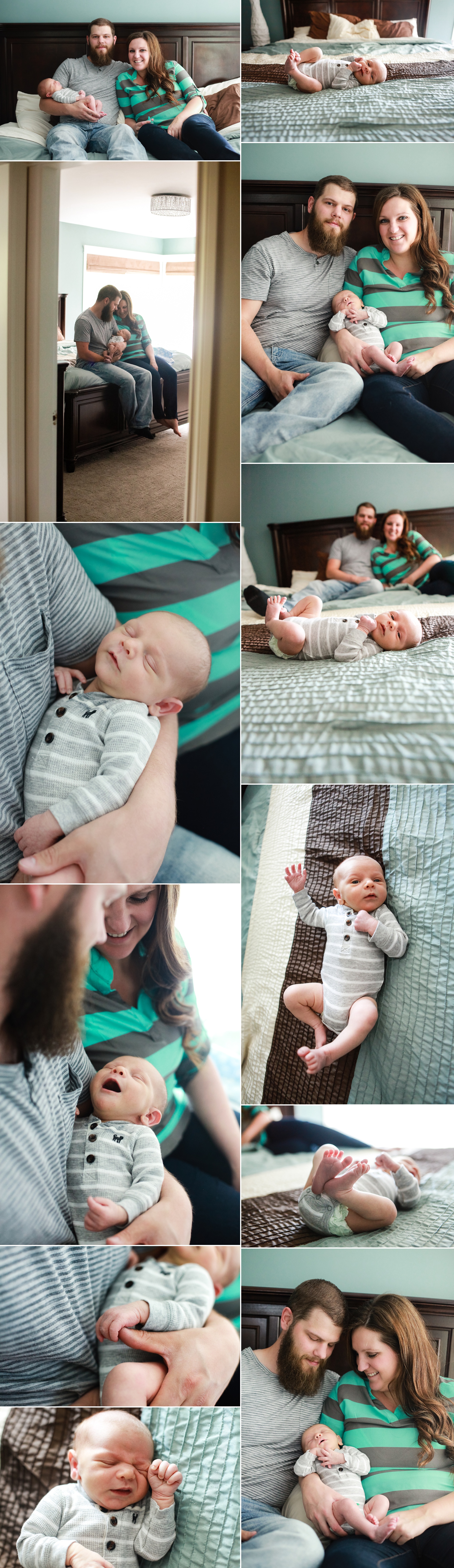 Lifestyle Newborn session in Lethbridge Alberta by Kinsey Holt Photography
