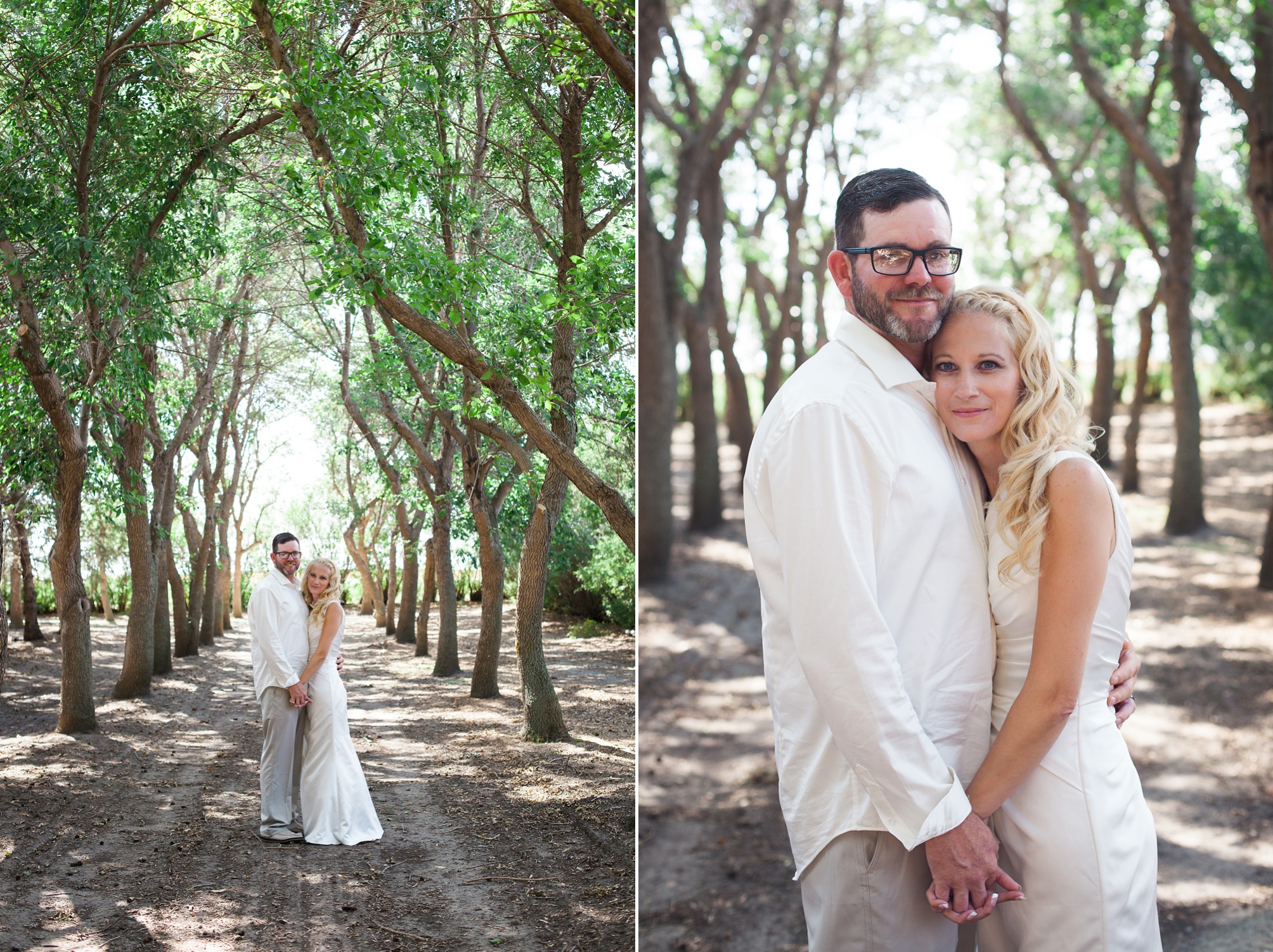 Casual pink and white backyard wedding 