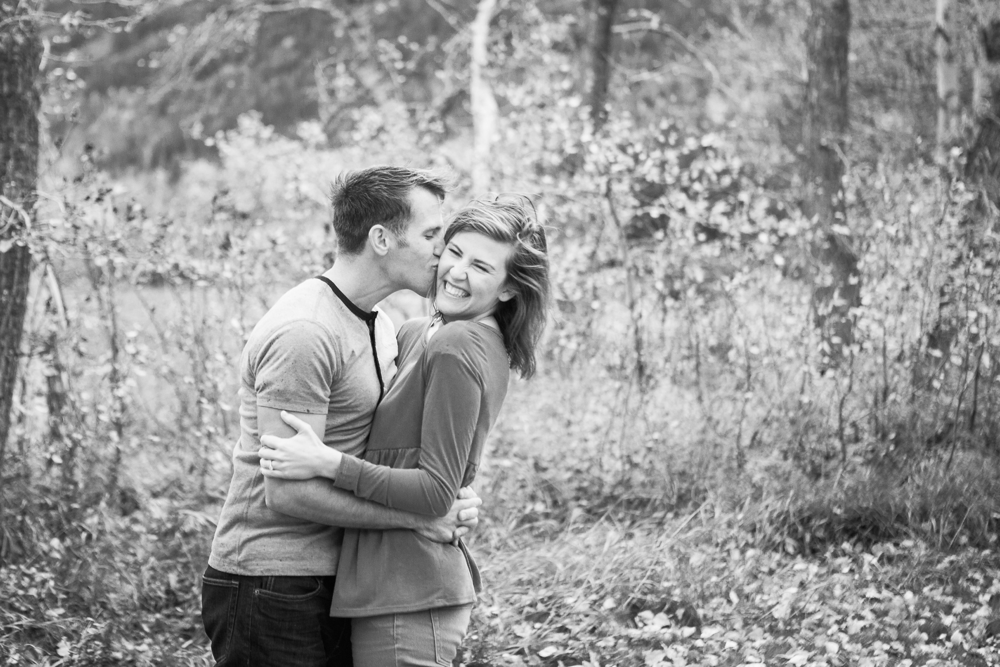 A romantic engagement session Waterton, AB