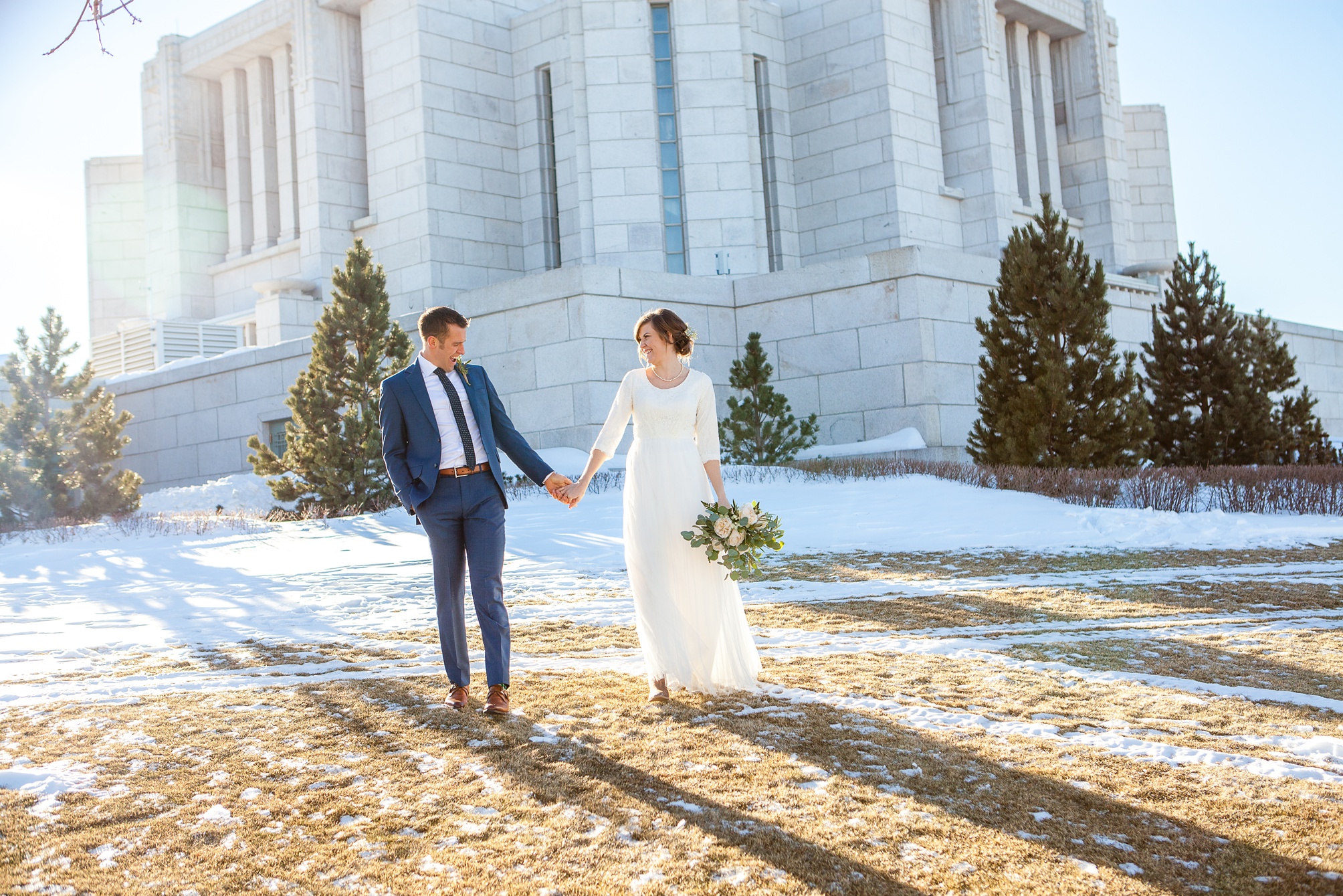 Jonny and Jordan's Cardston Winter Wedding