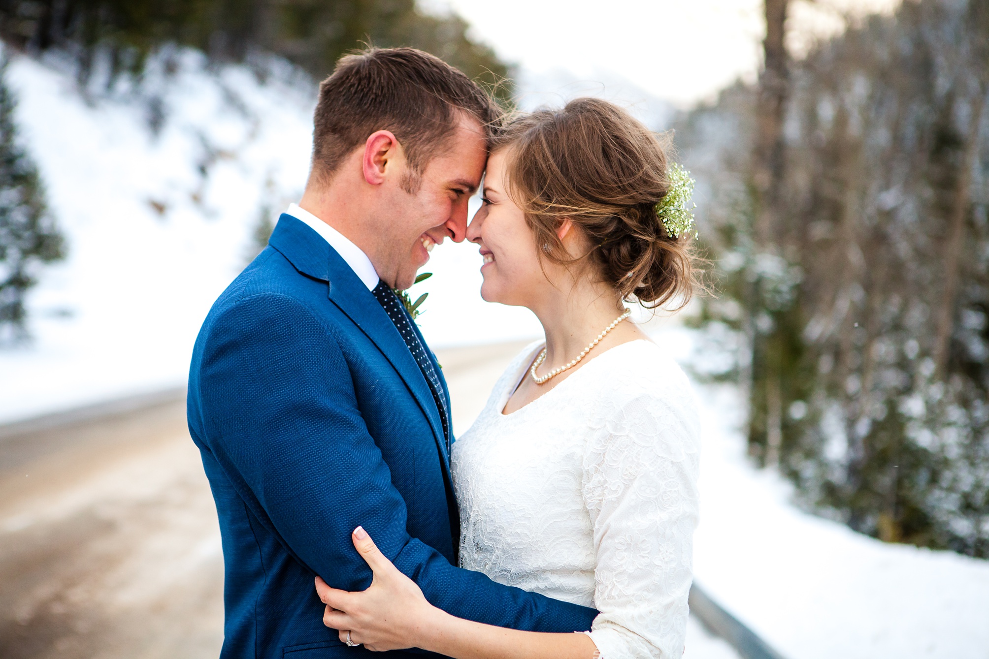 Jonny and Jordan's Waterton Winter Wedding