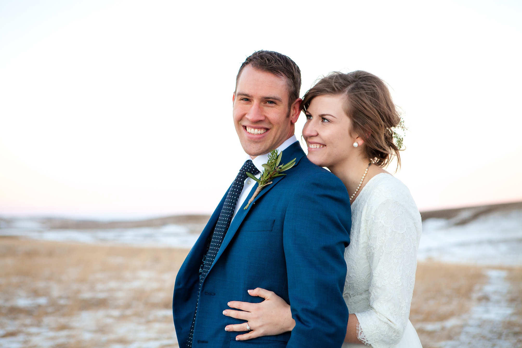 Jonny and Jordan's Waterton Winter Wedding