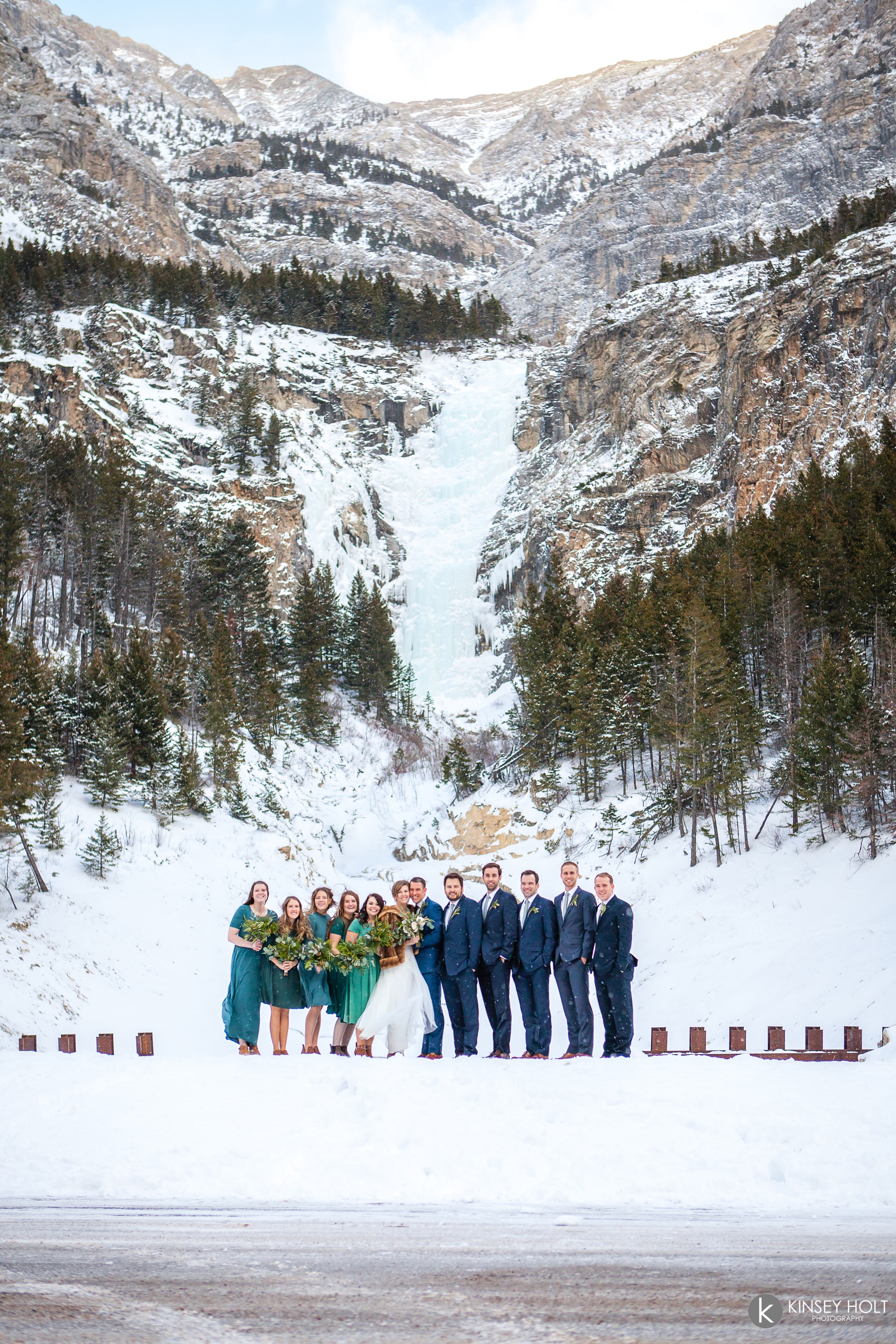 Jonny and Jordan's Waterton Winter Wedding