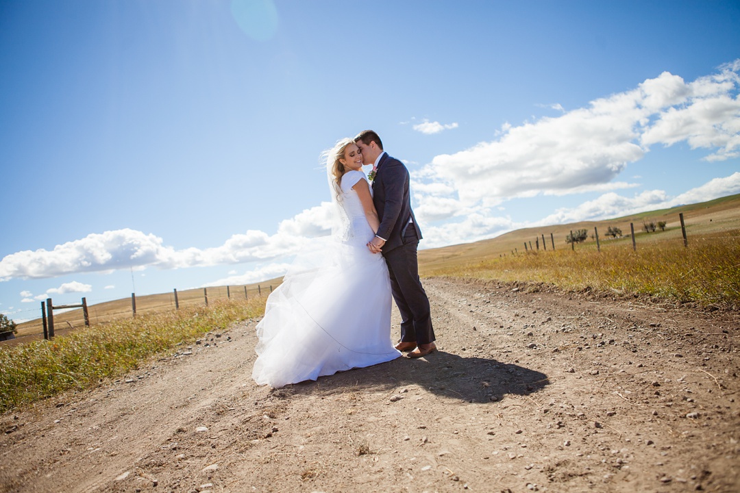 Presley and Rhys, Cardston LDS wedding photographer, Lethbridge and Southern Alberta wedding photographer Kinsey Holt