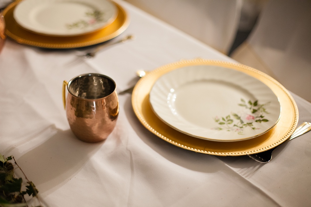 Vintage wedding decor, china wedding dishes, lethbridge wedding photographer, southern alberta wedding photographer