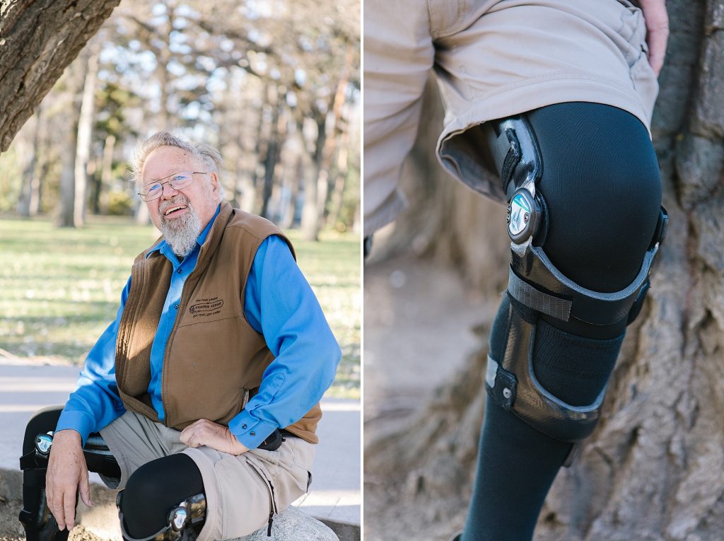 Lethbridge commercial photographer Kinsey Holt Photography for Lethbridge Orthotics and Prosthetics commercial shoot