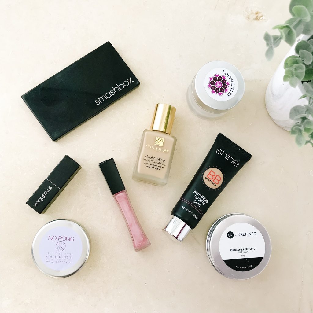 My beauty essentials - Smashbox, Shine, Robyn Lilley, Estee Lauder