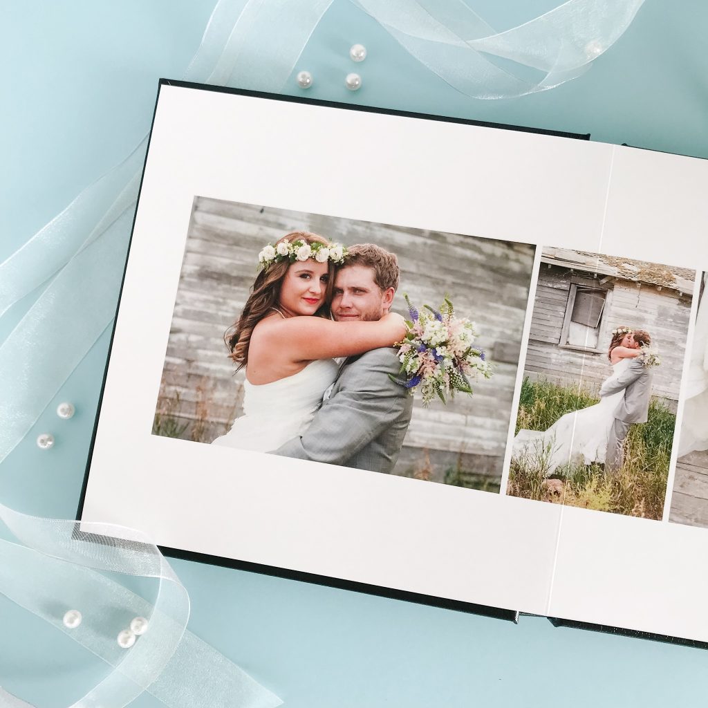 Wedding album by Lethbridge Photographer Kinsey Holt