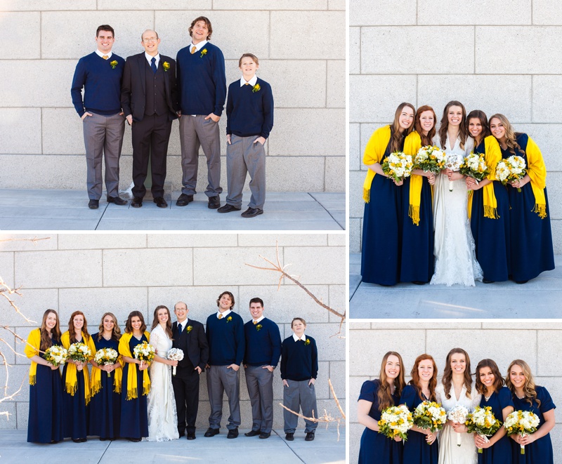 Beautiful Cardston Temple wedding by Kinsey Holt Photography