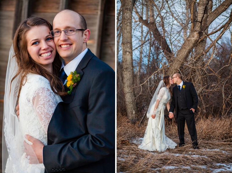 Beautiful Cardston Temple wedding by Kinsey Holt Photography