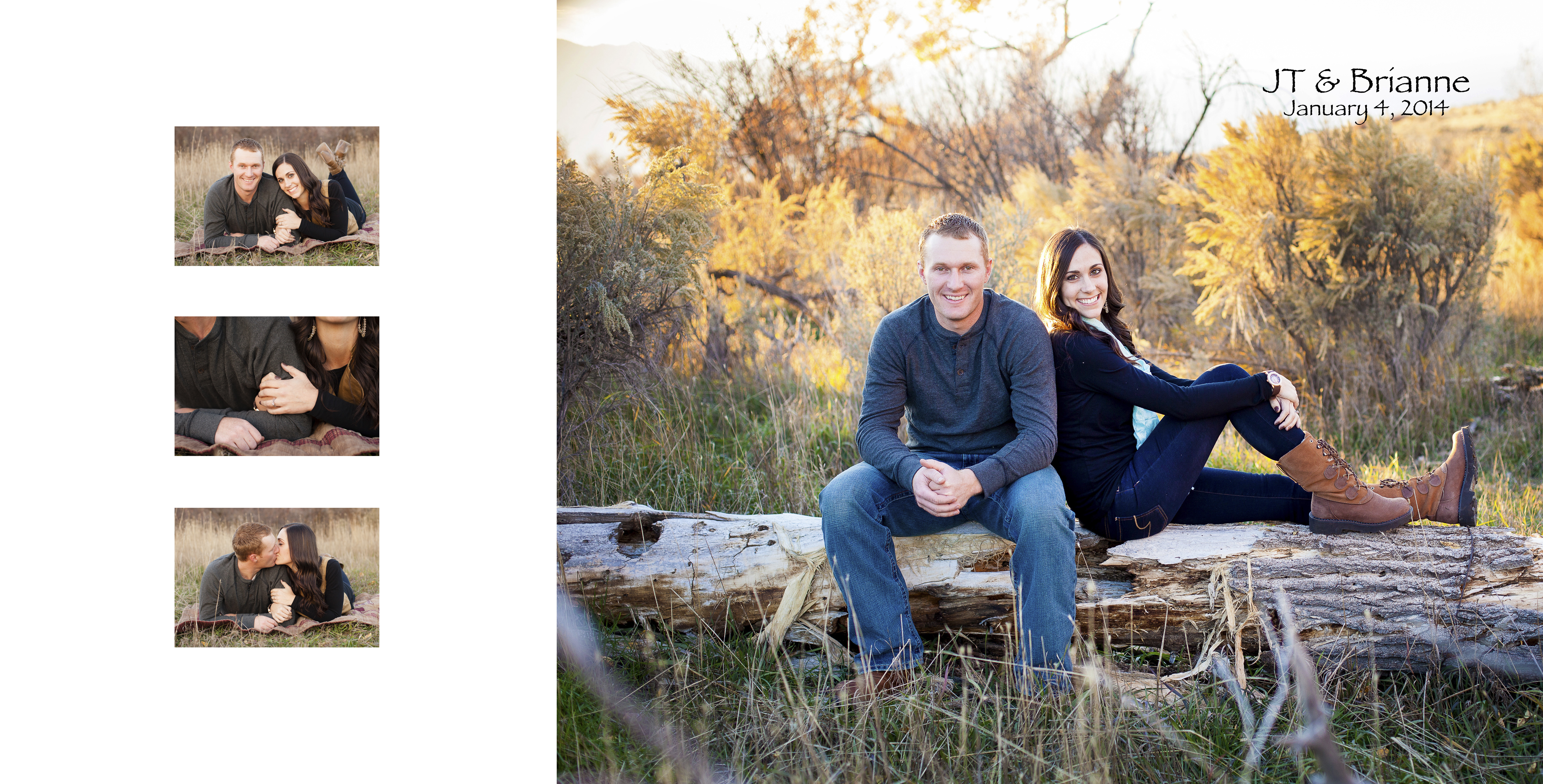 Reception Guestbook, guests sign on the pages, Kinsey Holt Photography, Southern Alberta wedding