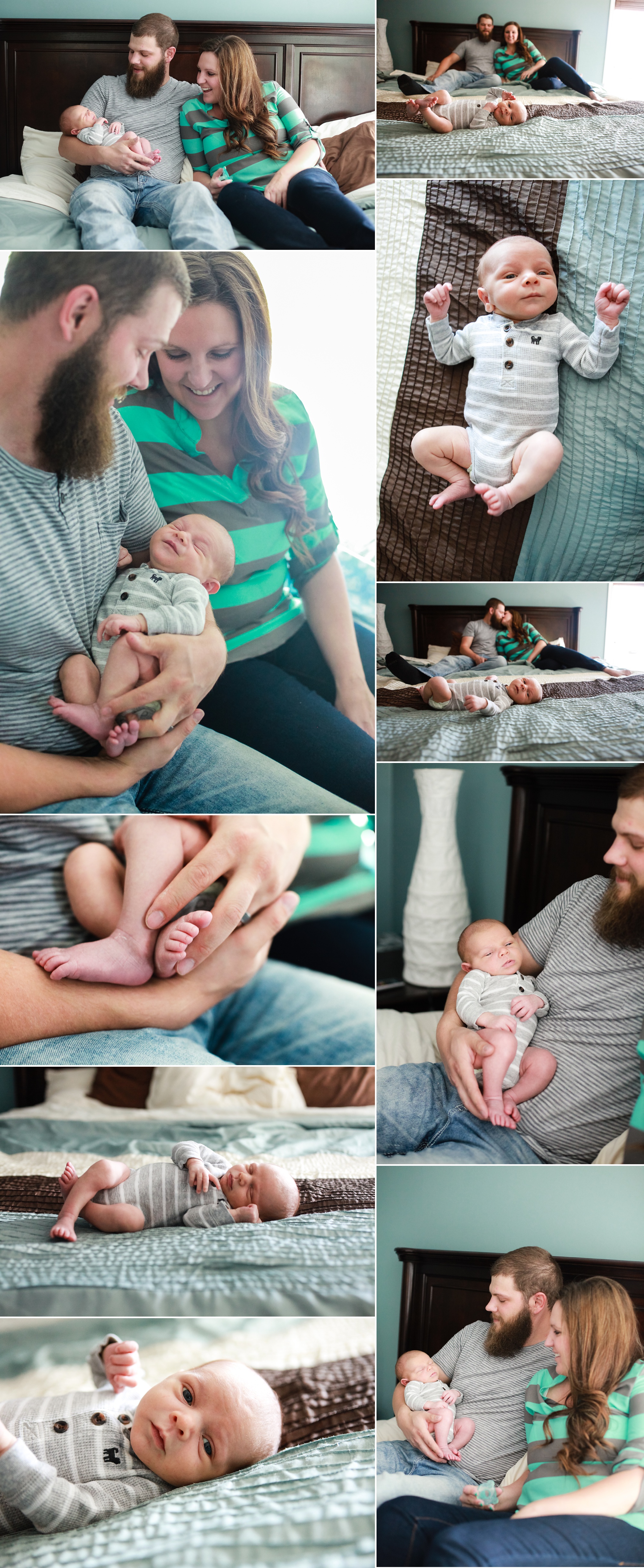 Lifestyle Newborn session in Lethbridge Alberta by Kinsey Holt Photography