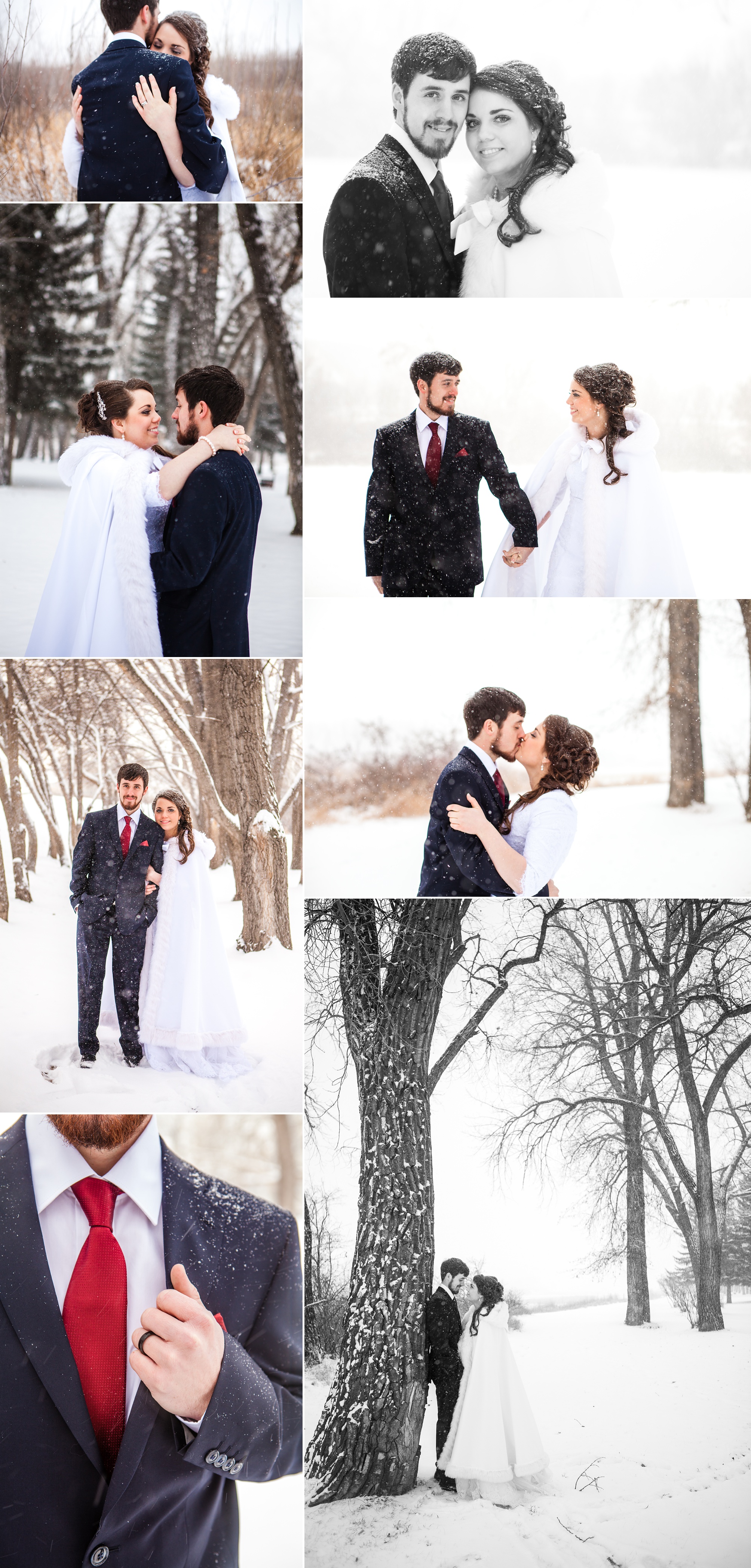 Alex and Kim's Winter Wonderland Wedding