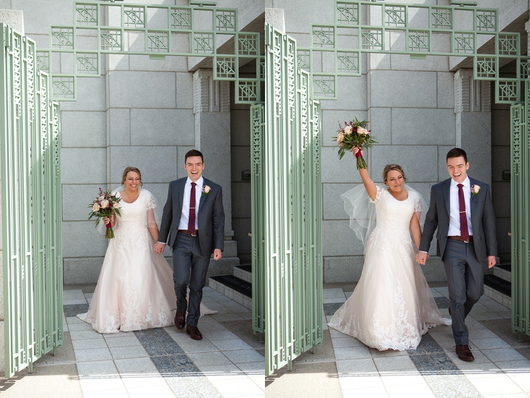 Cardston Temple wedding by Kinsey Holt Photography