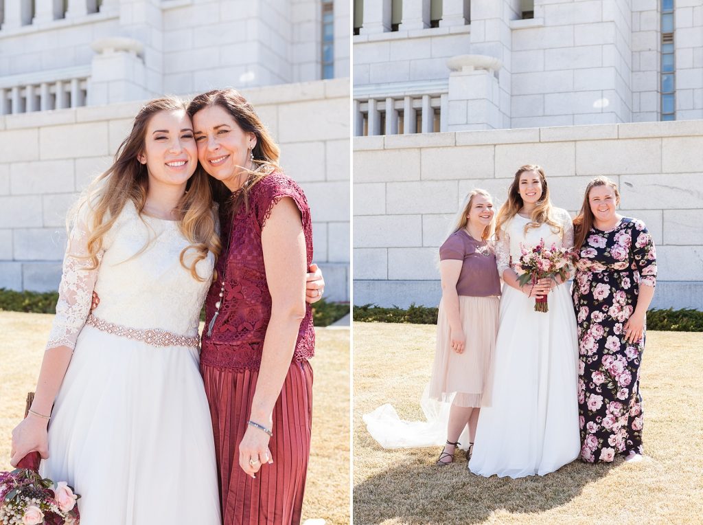 Kyle and Kiersta's spring wedding at the Cardston temple in Cardston Alberta. Southern Alberta wedding photographer Kinsey Holt Photography