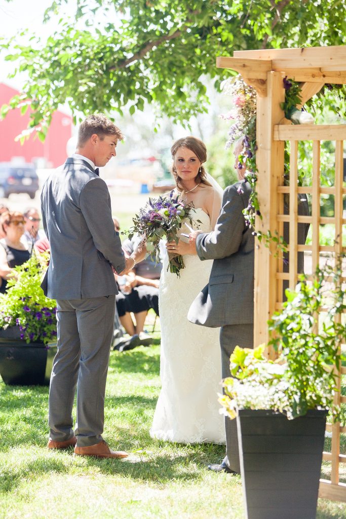 Getting ready Southern Alberta wedding photographer Kinsey Holt