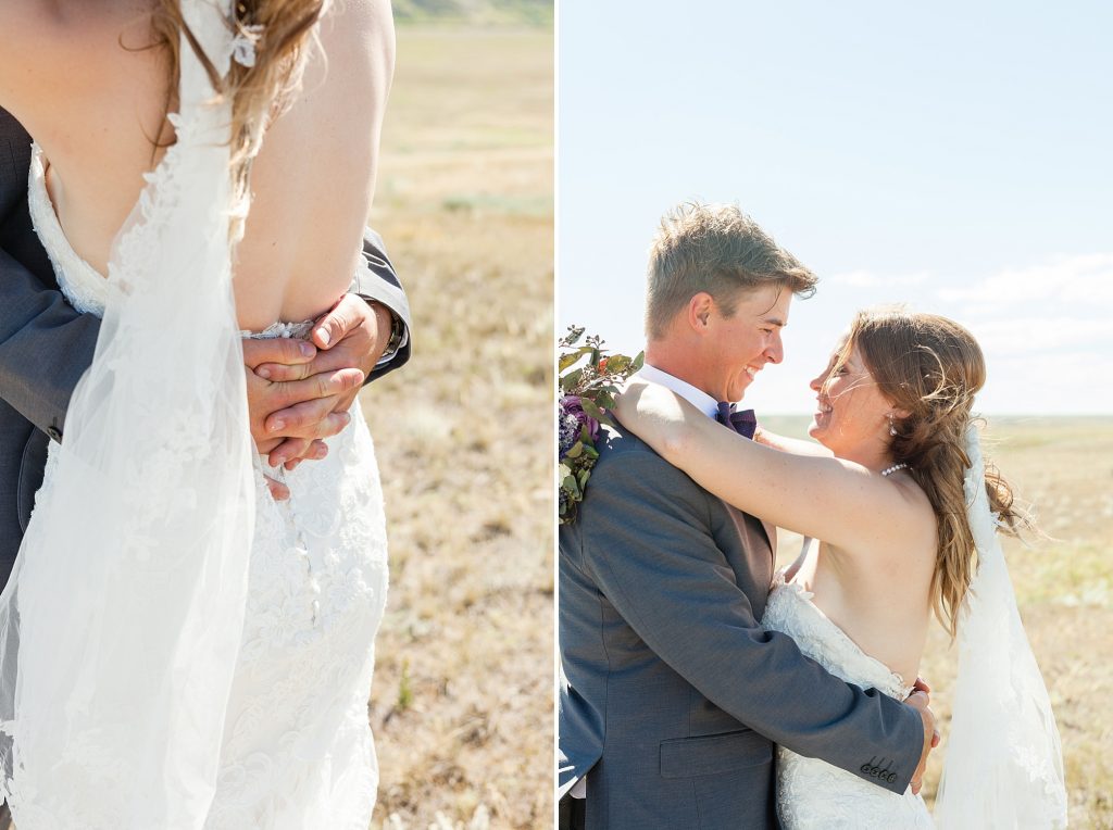 Prairie wedding by Lethbridge photographer Kinsey Holt