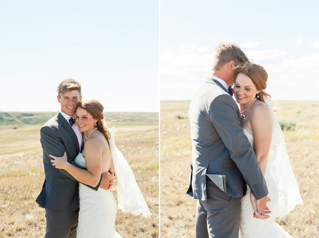 Prairie wedding by Lethbridge photographer Kinsey Holt