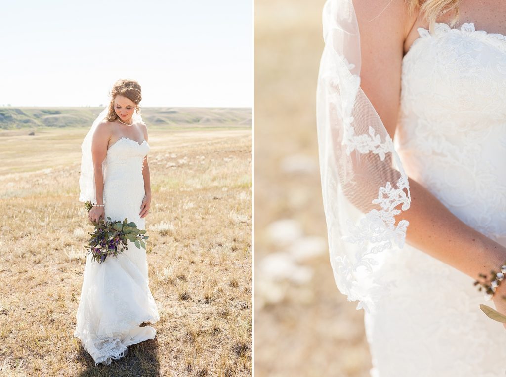 Prairie wedding by Lethbridge photographer Kinsey Holt