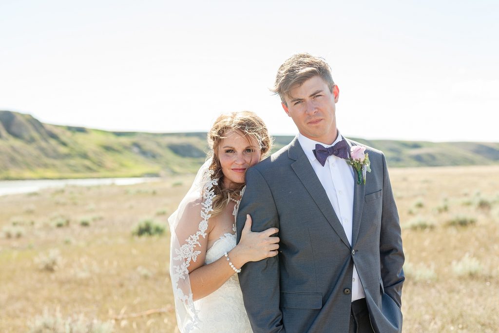 Prairie wedding by Lethbridge photographer Kinsey Holt