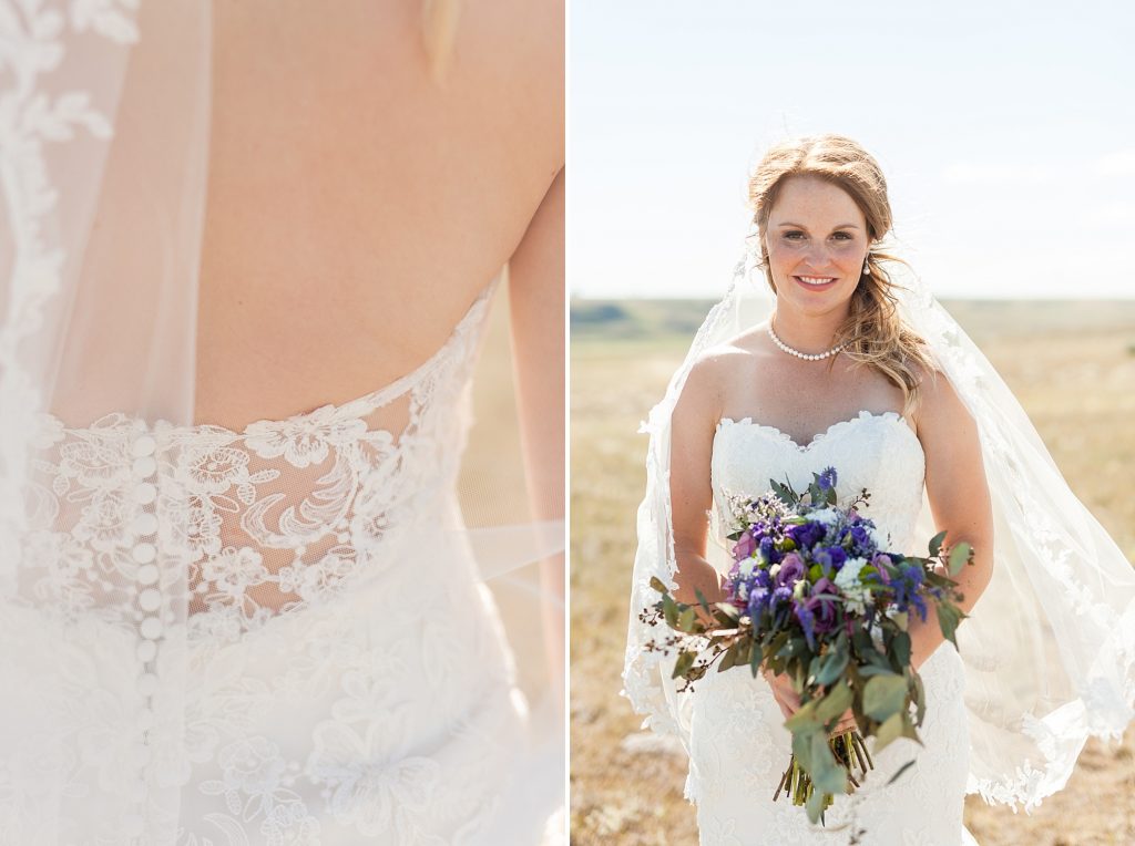 Prairie wedding by Lethbridge photographer Kinsey Holt