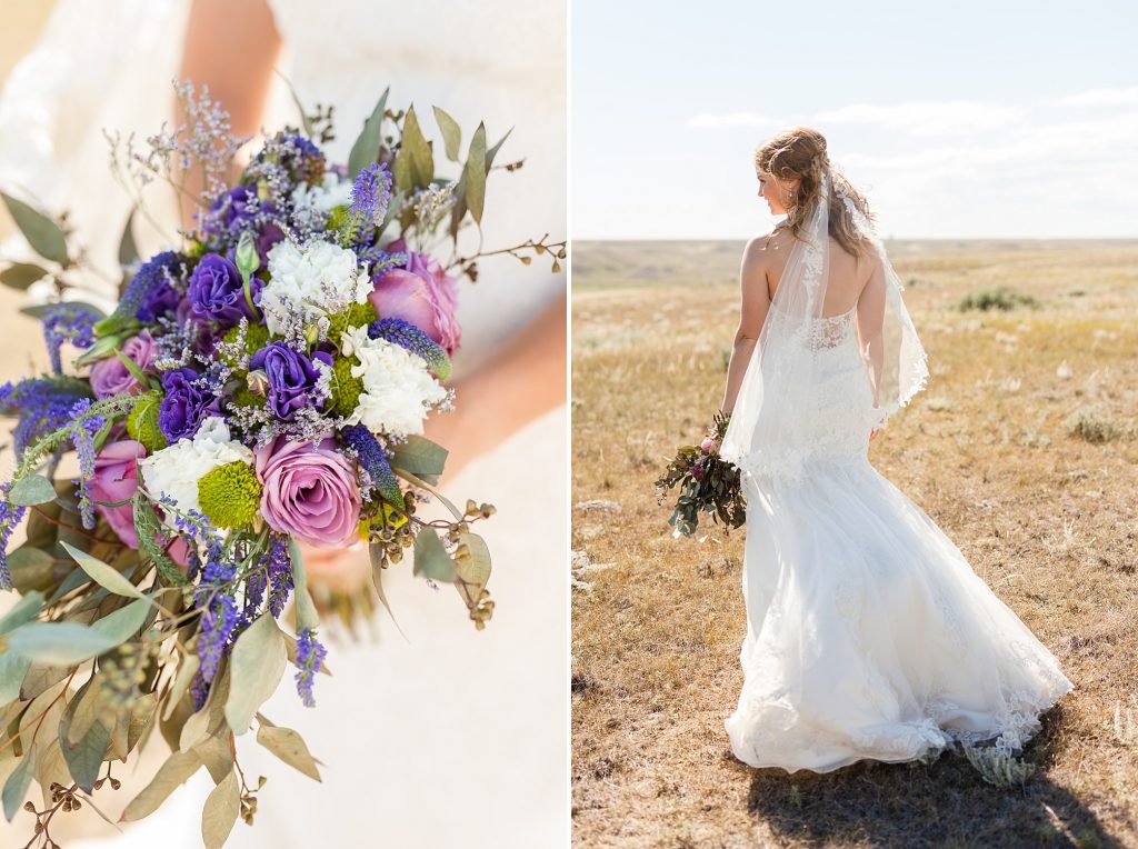 Prairie wedding by Lethbridge photographer Kinsey Holt