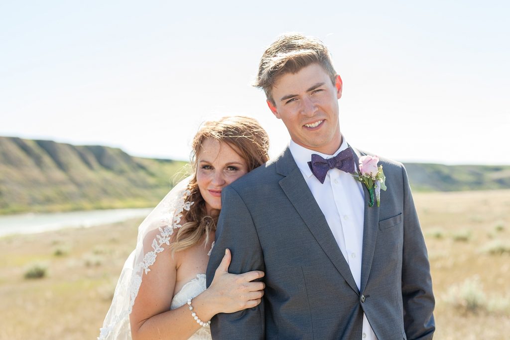 Coulee hills Rolling Hills AB wedding by Kinsey Holt Photography