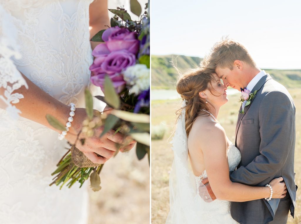 Coulee hills prairie wedding by Kinsey Holt Photography