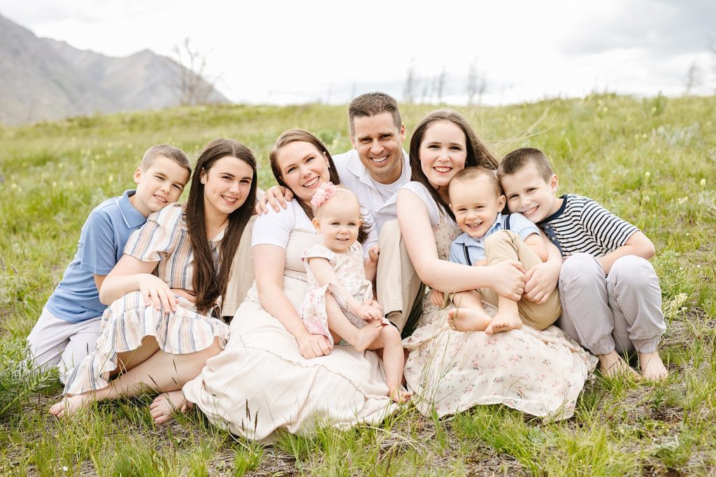 Family photos in Waterton